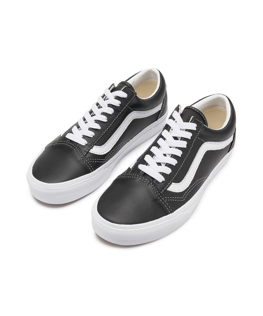 Vans Old Skool - (Leather) Black:True White / Vn000Cp5Bpb1