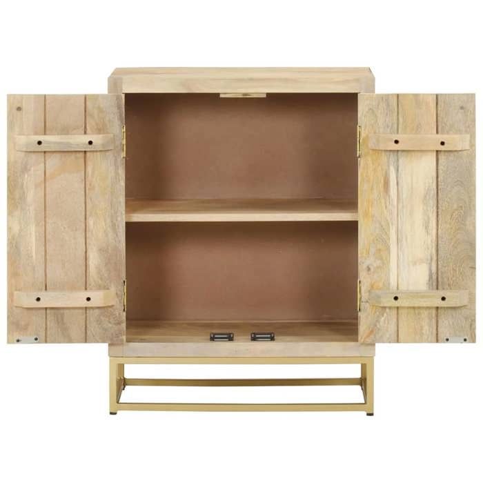 VidaXL Buffet avec 2 Portes, Armoire Latérale avec 2 Compartiments, Meuble de Rangement Salon Salle de Séjour, Moderne, 352039