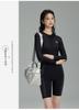 Women's Long Sleeve One-Piece Wetsuit: Sun Protective, Quick Dry, Conservative, Plus Size, Slimming Swimwear