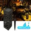 1/6PCS Solar Pathway Lights Outdoor LED Garden Lights Auto On/Off Dusk To Dawn Waterproof Hollow-Out Design for Yard Lawn Patio Christmas