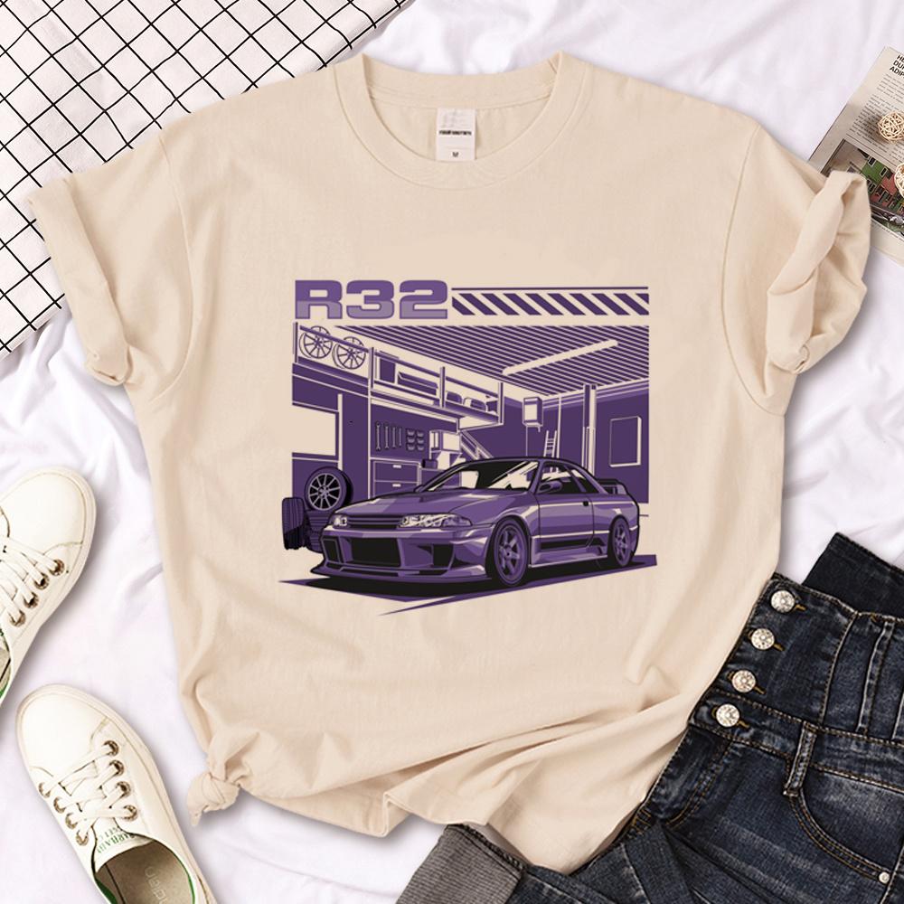 

Skyline R32 t shirt men Japanese manga tshirt male designer Japanese funny clothes S