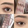 12 Kleuren Oogschaduw Palette Laag Verzadigd Volledig Matte Finish Bruin Nude Oogschaduw Palette Langhoudende Oogmake-up Cadeau voor Vrouwen