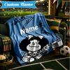 Custom Name Mafalda's Portrait Blanket Lightweight Ideal Bedding Blanket Perfect for Travel, Camping, Living Rooms, Sofas, Christmas Gift