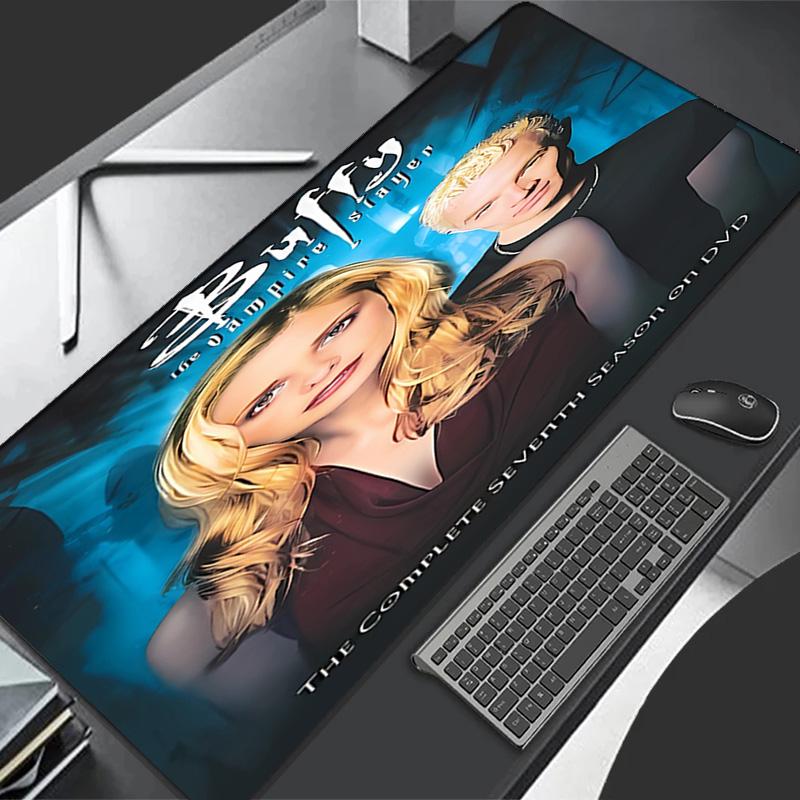 Buffy the Vampire Slayer Theme Premium Non-slip Mouse Pad with Stitched Edges,Durable Rubber Material,for Desktop & Gaming Great Gifts