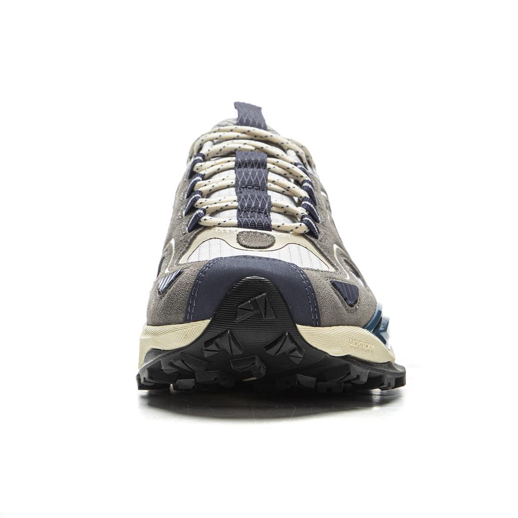 Li Ning Cloud Leopard Reflective Trendy Sports Non-Slip Rebound Mid-Top Casual Shoes Unisex Casual Shoes Gray Blue AZGV069-2