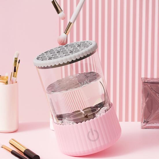 Elektryczny Czyścik do Pędzli do Makijażu USB Automatyczna Maszyna do Czyszczenia Pędzli Kosmetycznych Wielofunkcyjny Do Wszystkich Rozmiarów Pędzli do Makijażu Narzędzia do Mycia