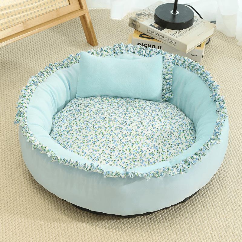 

All Season Cat Dog Bed Warm Pet Mat for Small Medium Pets Winter Cushion 40cm