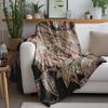 Mosaic Floral Blanket For Women Men Sofa Bed Throw Decorative Quilt Bedspread Cushion Cover Gift