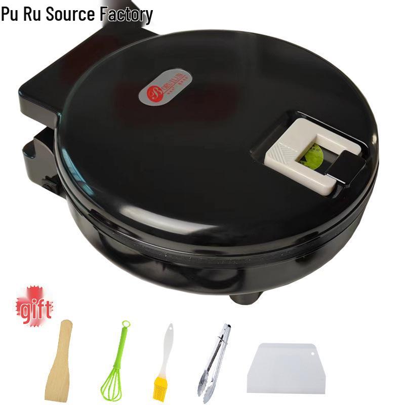 Electric Double-Sided Pancake Maker: Non-Stick, Auto Power-Off, Deepened Design for Frying & Grilling