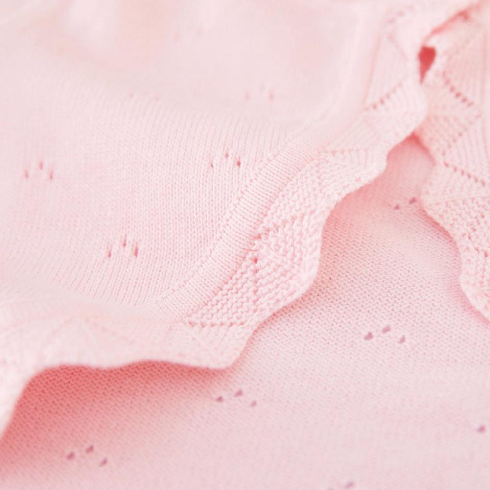 Synpos Children Girls Cover Up Bolero Shrug for Wedding Party Dress Kids Girl Knit Flower Long Sleeve Cropped Cardigan 1-4 Years