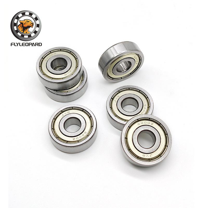 In-stock 6900 2RS Thin-walled Deep Groove Ball Bearing, 10x22x6, High-speed Motor Bearing with Blue Rubber Seal.