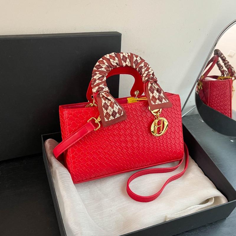 Today's Popular Small Bags, Women's New Silk Scarves, Women's Hand-held Princess Diana Bags, Versatile Single Shoulder Diagonal Span Bags