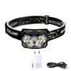 Rechageable Motion Sensor Headlight 9 Led Strong Light Headlamp Portable Fishing Camping Outdoor Head Lamp Work Flashlight
