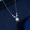Luxury Square Sugar And Diamond Necklace Elegant Pendant Gift For Girlfriend Valentine's Day Gift For Mother