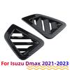 2Pcs Dashboard Air Vent Cover for ISUZU DMAX D-MAX 2026 2026 2026 AC Outlet Trim Carbon Fiber Sticker Interior Accessories
