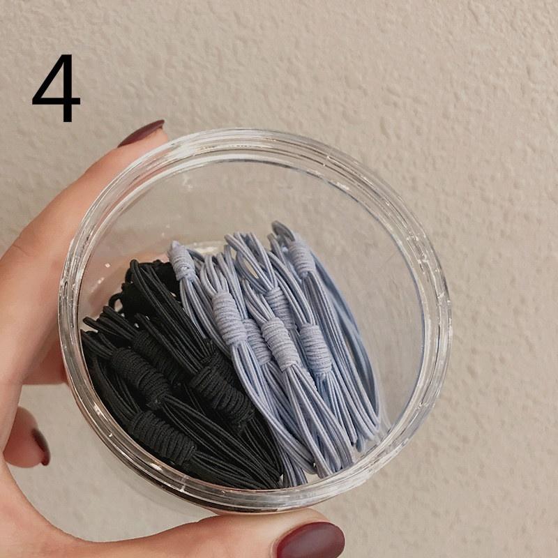 1 box Hair Accessories Women Rubber Bands Elastic Hair Bands Girls Headband Decorations Ties Ponytail Holder Scrunchy Rope Hair Jewelry