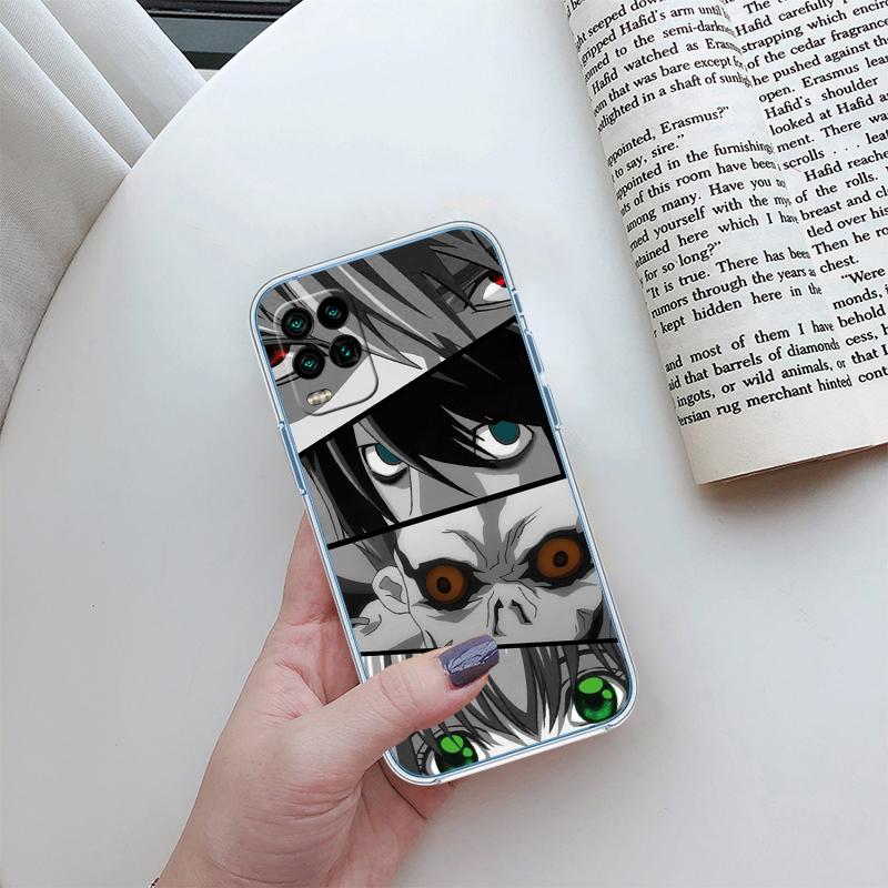 Death Note Ryuk kira Transparent Phone Case for Motorola Moto G40 G04 G05 One Ace Action Fusion + Plus Hyper Macro Vision Zoom
