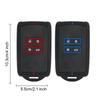 For Dacia Logan 3 For Renault Captur Zoe Espace 5 Clio Megane 4 Arkana Arcan Silicone Car Key Cover Case Key Holder Shell