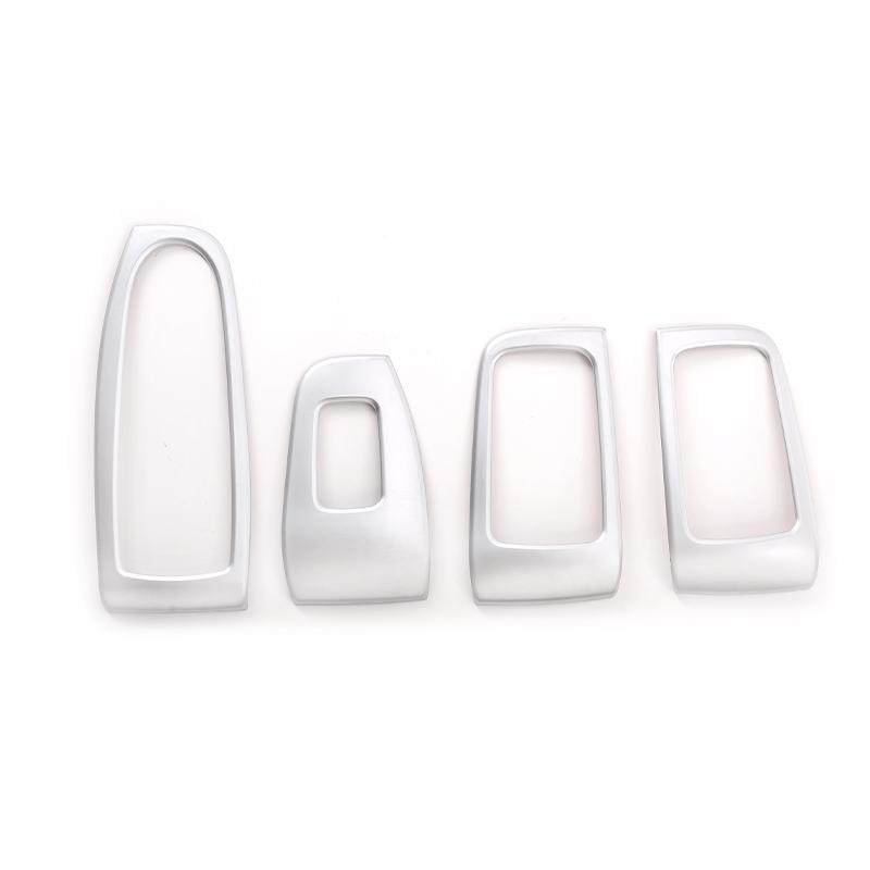 ABS Silver Bil Dörr Fönsterglas Lyftknapp Ram Cover Trim Dekaler För Mercedes-Benz S-klass W222 2014-2020 Bil Tillbehör