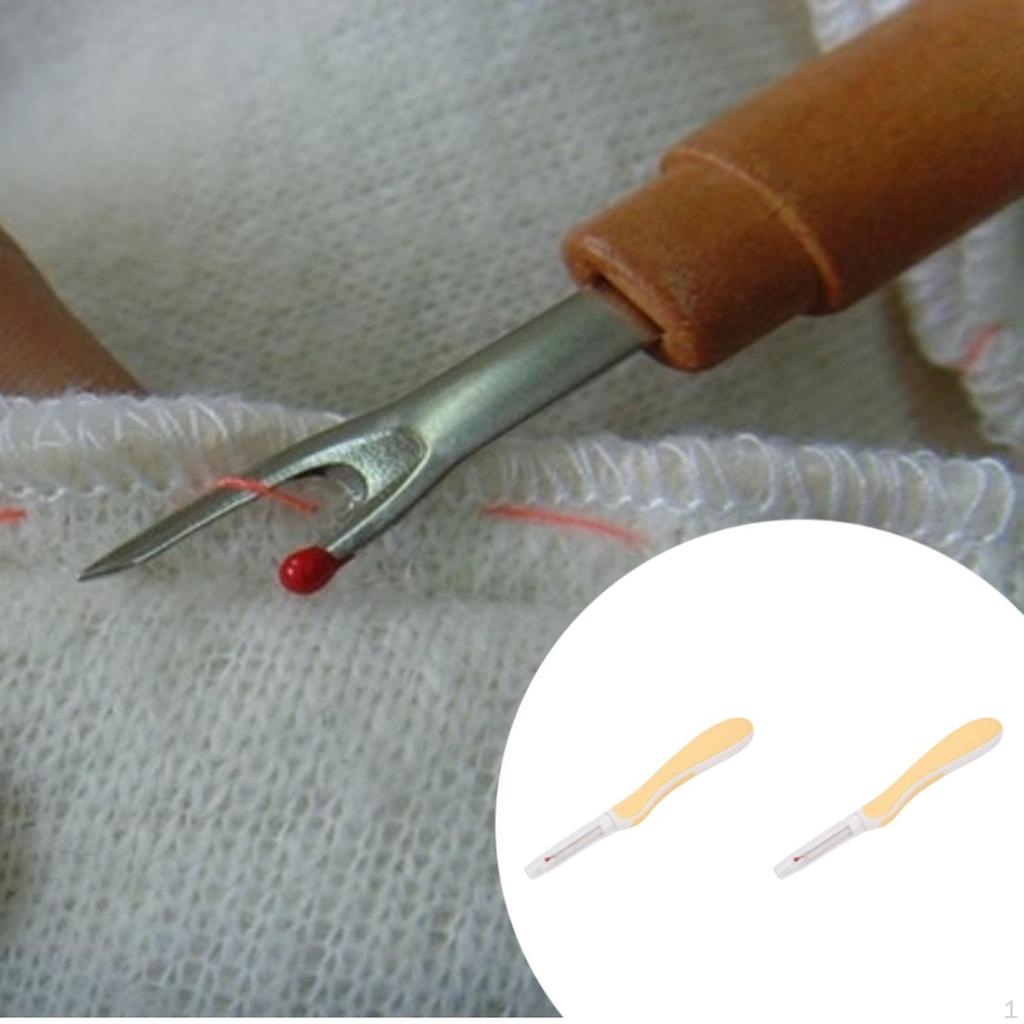 2 Pieces Seam Ripper Multiuse Remover Manual Stitch Rippers for Cross Crochet