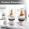 2025+ 1Pair Ceramic Stem Disc 1/4 Turn Cold & Hot Side Faucet for 48/143/149 Series Replace: 9608020 9608060