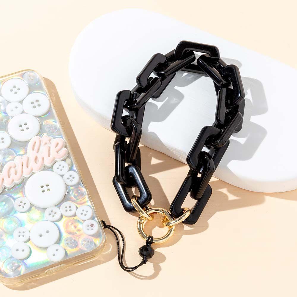 Chain Anti-Lost Ring Buckle Phone Lanyard Mobile Phone Strap Cell Phone Lanyard Soft Pottery Rope