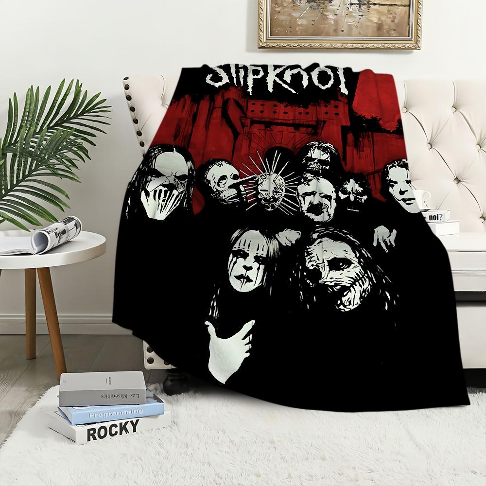 Blanket For Soft Throw S-Slipknot Blanket for Rock Picnic Bed Band Sofa Home Bedroom Cozy Warm Comfortable