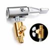 Tire Nozzle Clamp Adapter Portable Air Chuck Inflator Compressor for Car Vehicle Tyre Deflation Inflation