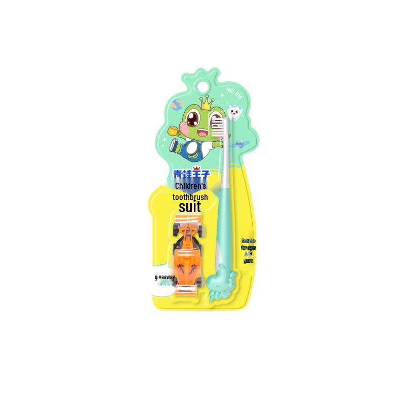

Frog Prince Children s Soft Bristle Toothbrush 6-Pack