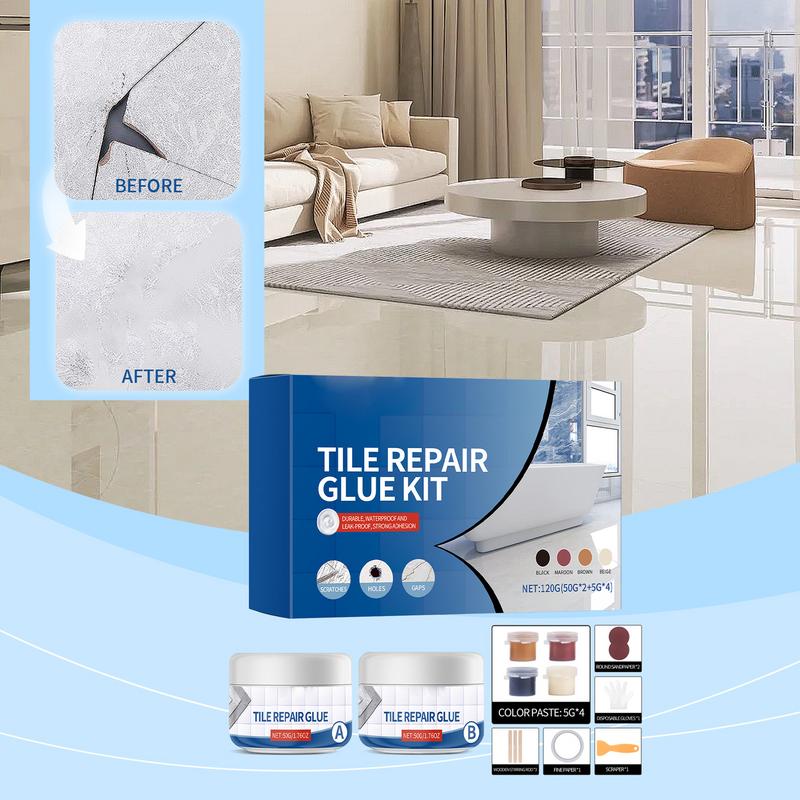 Ceramic Tile Glue High-Strength Construction Glue All Purpose Tile Grout Repair Paste Stone And Tile Adhesive Practical For