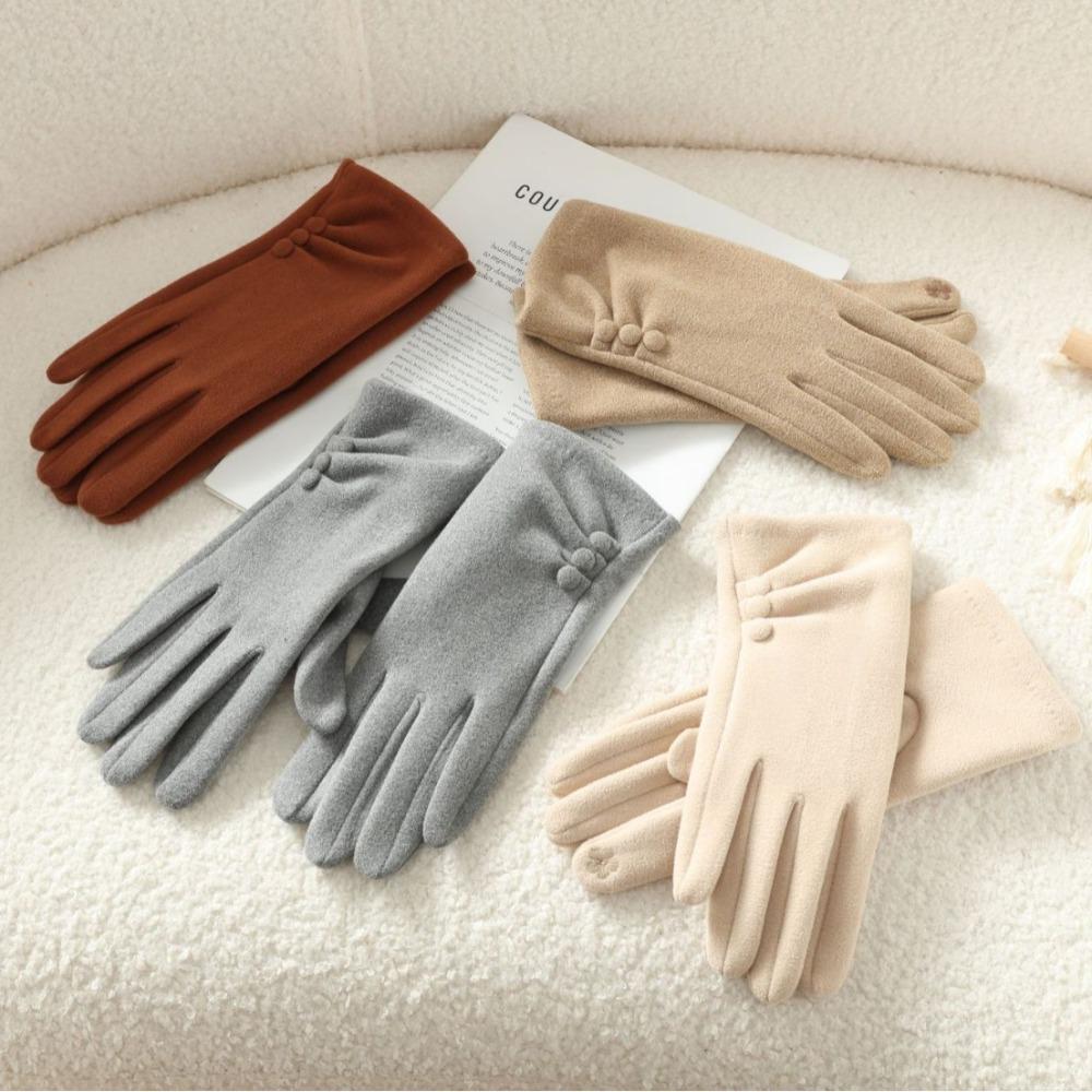 New Touchable Screen Winter Gloves Warm Full Finger Driving Mittens Skiing Gloves Outdoor Sports