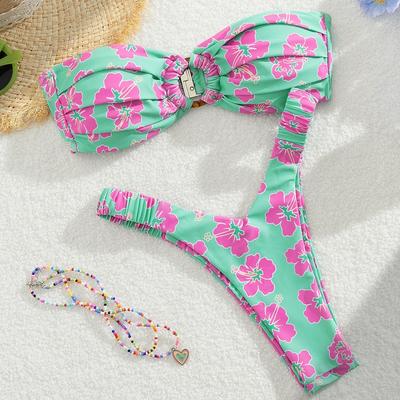 Micro Bikini Push Up Costumi da Bagno Donna Moda Stampa Set Bikini Costumi Spezzati Estate 2026 Nuovi Costumi da Spiaggia Donna Costume da Bagno 2 Pezzi