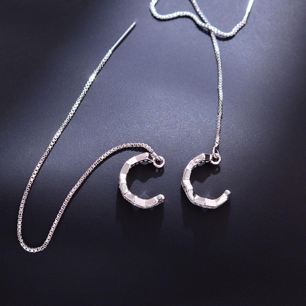 Premium French Diamond Wave Ear Clips Earrings Women'S Niche Cold Wind Versatile Temperament Earrings