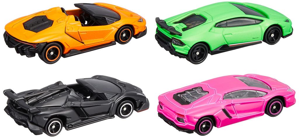 Takara Tomy Tomica Gift LAMBORGHINI SPECIAL SET Lamborghini Special Set Miniature Car Toy for Ages 3 and Up