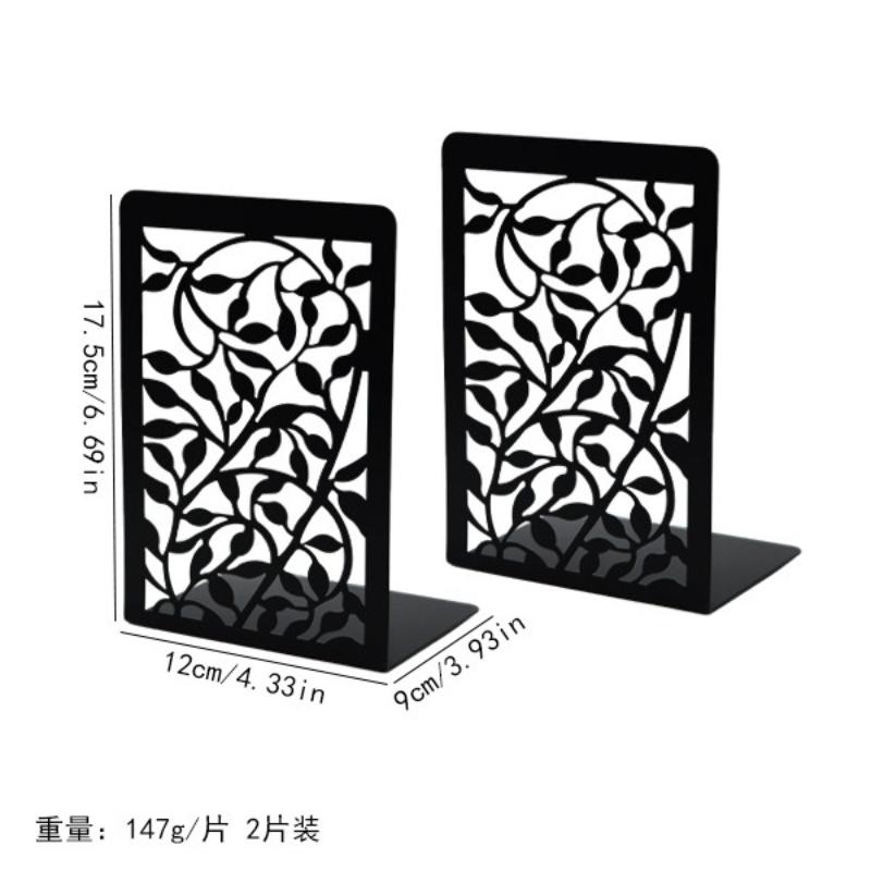 Shelves Decorative 1 Pairs,Tree Metal Bookends, Book Holder for Shelf,Unique Book Stoppers for Shelves,Home Decorative Book Ends