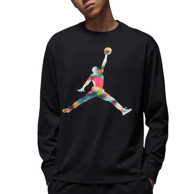 Als M J Fl T Mtnside Gfx Ls Rundhals Einfaches Langarm-Sweatshirt Herren Sweatshirt IM6512-010