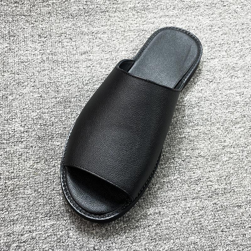 2025 new summer men's sandals Korean version of men's leather sandals breathable casual slippers sandals dual-purpose beach shoes tide