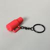 Fitness Keychain: Silicone Barbell Plate Pendant Gift