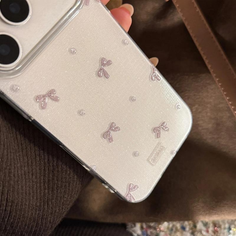 3D Bowknot Glitter Phone Case For iPhone 17 Air 16 15 14 13 12 11 Pro Max XS XR X 7 8 Plus Shockproof Protective Cover