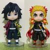 6pcs/set Anime Demon Slayer Kimetsu No Yaiba Figure Kamado Tanjirou Action Figure Agatsuma Zenitsu Nezuko Warrior PVC Model Toys