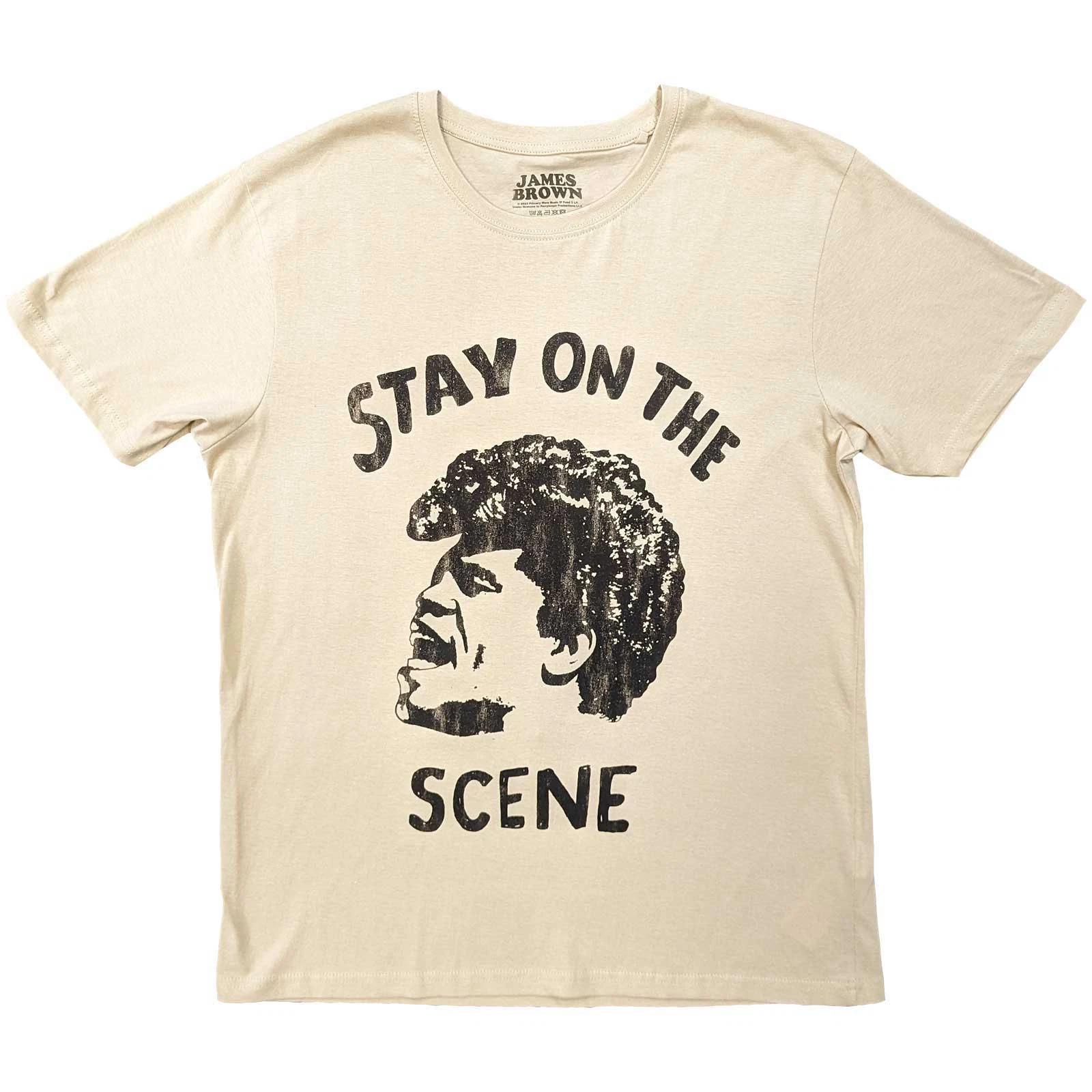 James Brown Stay On The Scene Official Mens Unisex T-Shirt L