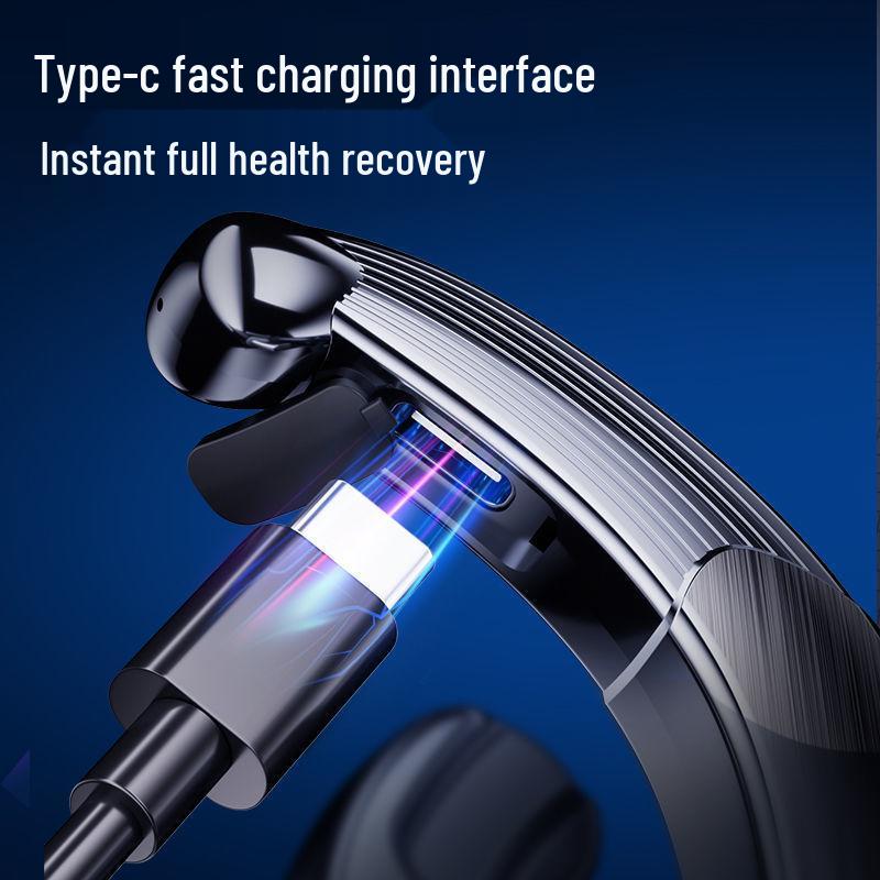 2024 In-Earless True Bone Conduction Bluetooth Ear-Hook Headphones with 5.3 Chip and Extended Battery Life