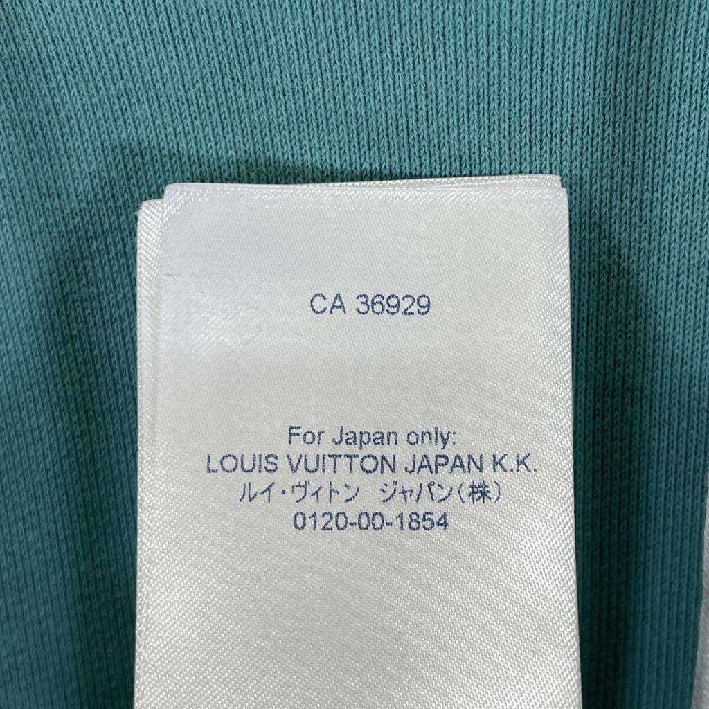Louis Vuitton RM2129 IHN HLY33W 21AW Green Signature Logo Oversized Fleece-Lined Parka Tops M greenUsed