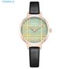 New Fashion Student Watch Small Fresh Simple Plaid Small Dial Women's Watch Waterproof Belt Watch Women