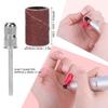 210pcs Electric File Compatible Nail Sanding Bands Pedicure Sanding Bands  For Gel Manicures