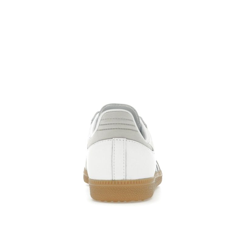 Adidas Samba OG Hvit Sølv Metallisk Grå Dame Sneakers Fottøy-Hvit Grå-En JI2725