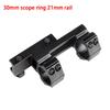 25.4mm/30mm Tube Ring Optics Scope Mount One-Piece Cantilever 11mm/20mm Rail Tactical Flat Top Laser Sight Mount Base