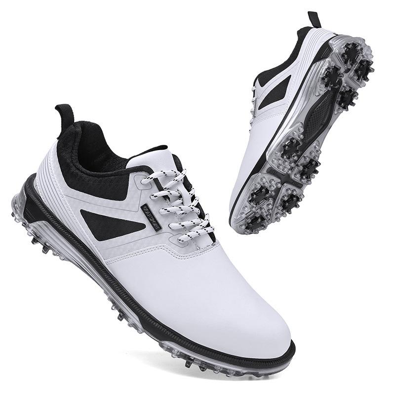 Autumn and Winter New Men's Golf Shoes Low-top Casual Shoes Thick-soled Sports Men's Shoes with Nails Outdoor Men's Shoes Trendy Shoes