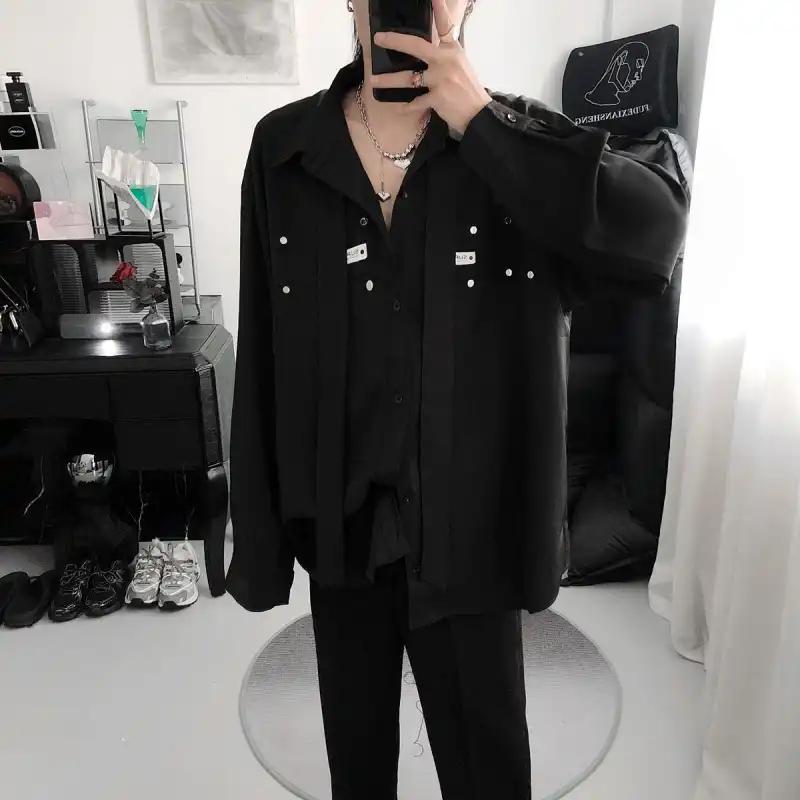 Fashion Long-sleeved High-end Casual Trendy Brand Shirts Loose New Shirts Versatile Shirts