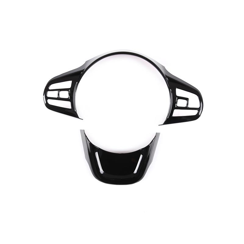 

ABS Carbon Fiber/Black/Red Car Steering Wheel Decorative Frame cover Sticker For Toyota GR Supra MK5 A90 2019-22 Car Accessories чёрный